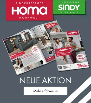 Homa und Sindy Angebote, Link zum neuen Prospekt